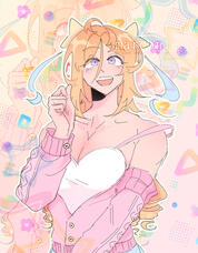 closeup one of my colorful BGs!! ft. tilly ★ my pretty girly girl