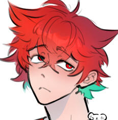 flat color bust